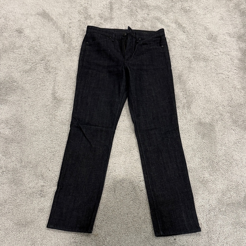 rag & bone Black Straight Leg Jeans